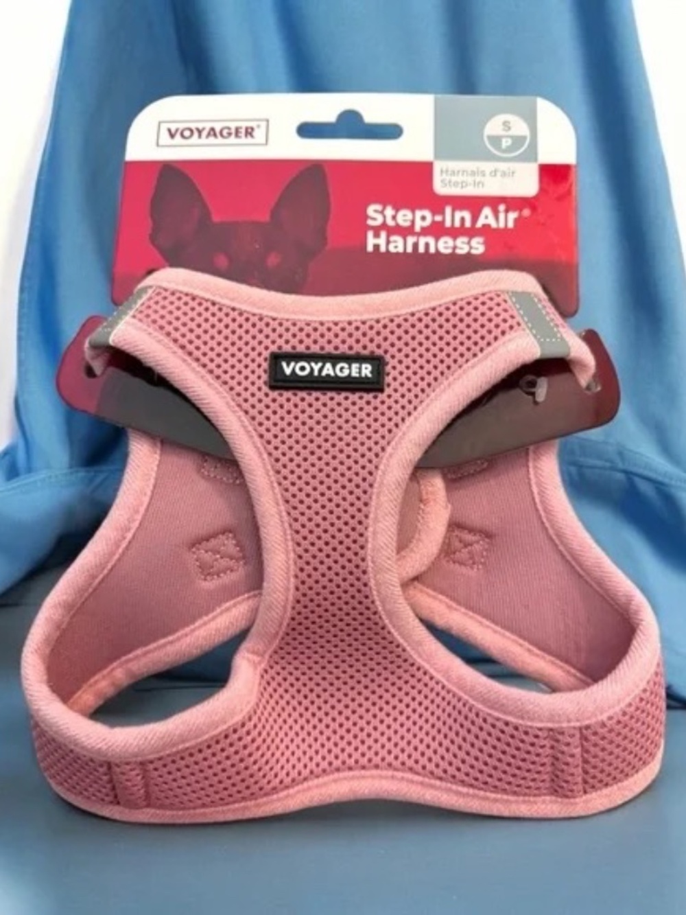 Voyager Step In Air Pink Dog Harness Small 14.5-16" Reflective Mesh NWT